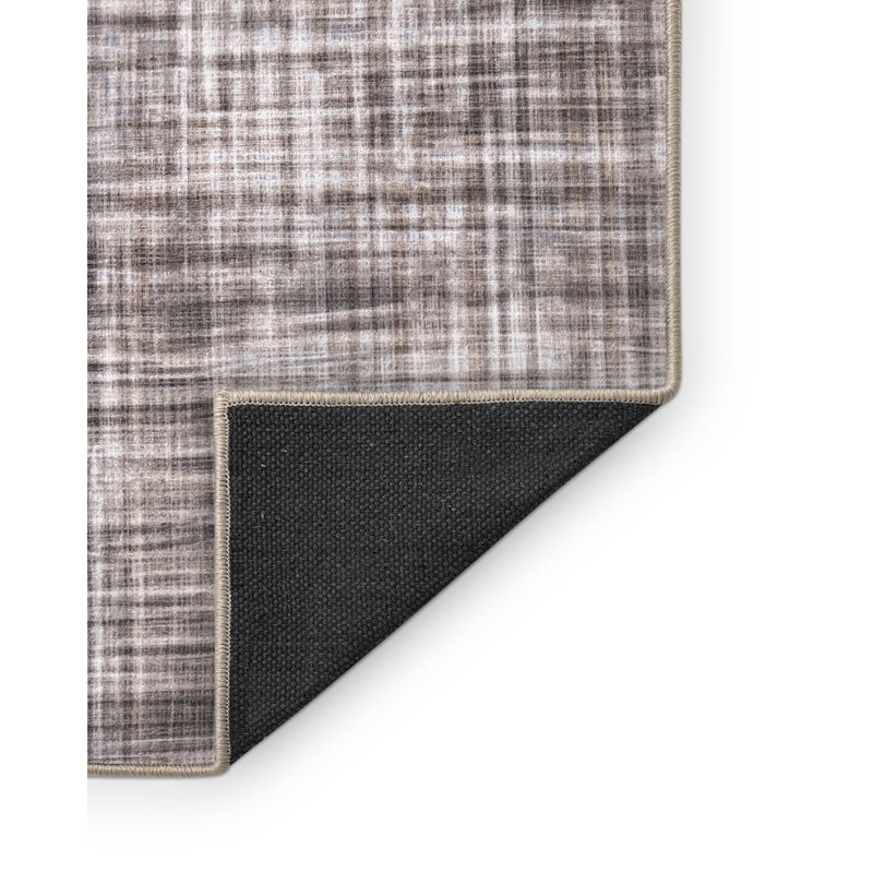 Tapis en polyester tissé à la machine en chanvre, Carré 7 pi