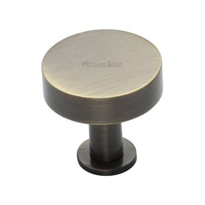 Heritage Brass Heritage Cabinet Knob Disc Design with Base