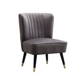 Elon Contemporary Velvet Upholstered Accent Chair