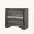 3 Drawers Wooden Nightstand With Round Knobs-1826339020