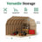 Colonial Greenfield Barn Outdoor Wood Storage Shed-294814155-294814205