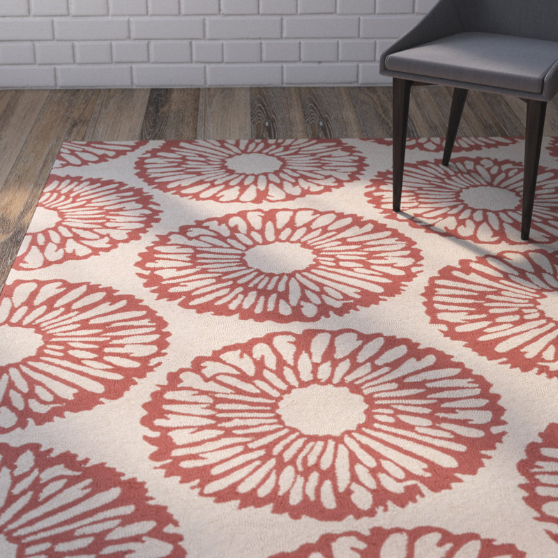 Cynthia Floral Indoor / Outdoor Rug, Rectanglar 9' x 12'
