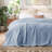 Bedsure Cotton & Rayon from Bamboo Waffle Blanket, Lightweight and Breathable for Year-Round Comfort-108924553-108924536
