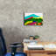 «Sicilian Mountain» par Cesare Bellassai, art mural sur toile-1963926112