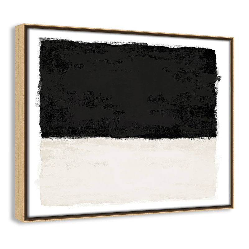 Midnight I - Reproduction de paysage par Natalie Carpentieri, Framed Canvas, Natural Floater, 15.5'' W x 12.5'' H