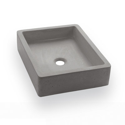 Newterra Handmade Rectangular Vessel Bathroom Sink