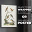 Oiseaux antiques dans la nature IV - Impression sur toile seulement - NON-CADRE-2114986944