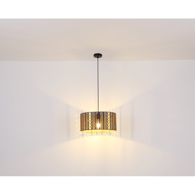 Avanthi 1 - Light Black Drum Pendant