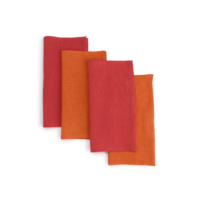Maritere 100% Cotton Striped Square Napkin