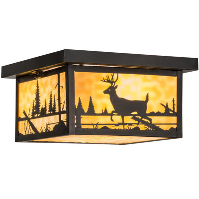 Rustic Lodge 2 - Light Flush Mount