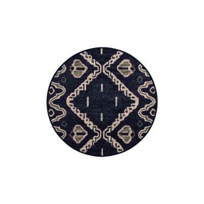 Machine Washable Purple Area Rug