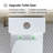 Arlo One-Piece Toilet, 10" Rough-In, 17.3" ADA Chair Height, Dual Flush 1.1/1.6 GPF,  Elongated, Space-Saving Design.-100254819
