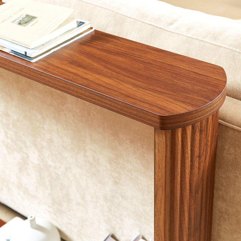 70.1" Narrow Console Table, Walnut