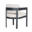 Ensemble de 2 chaises d'extérieur en aluminium