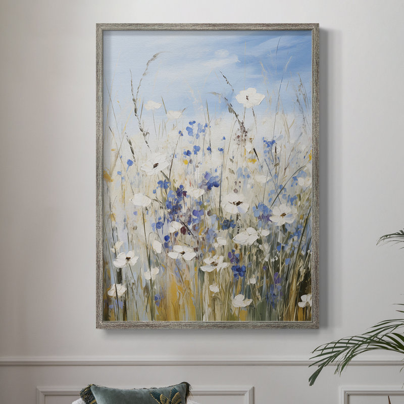 Impression encadrée FLORAL Series XXVII - bois massif, H 30 po x l 24 po