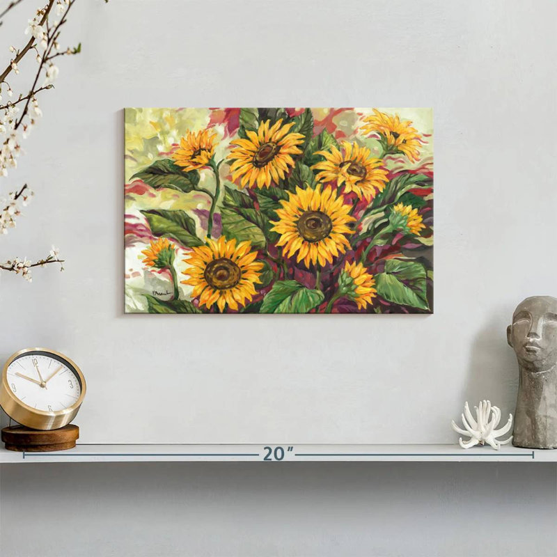 Harnek tournesols flamboyants, H 8 po x l 12 po