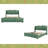 Modern Bed Frame With Wingback Head Board-1437010703-1437010700