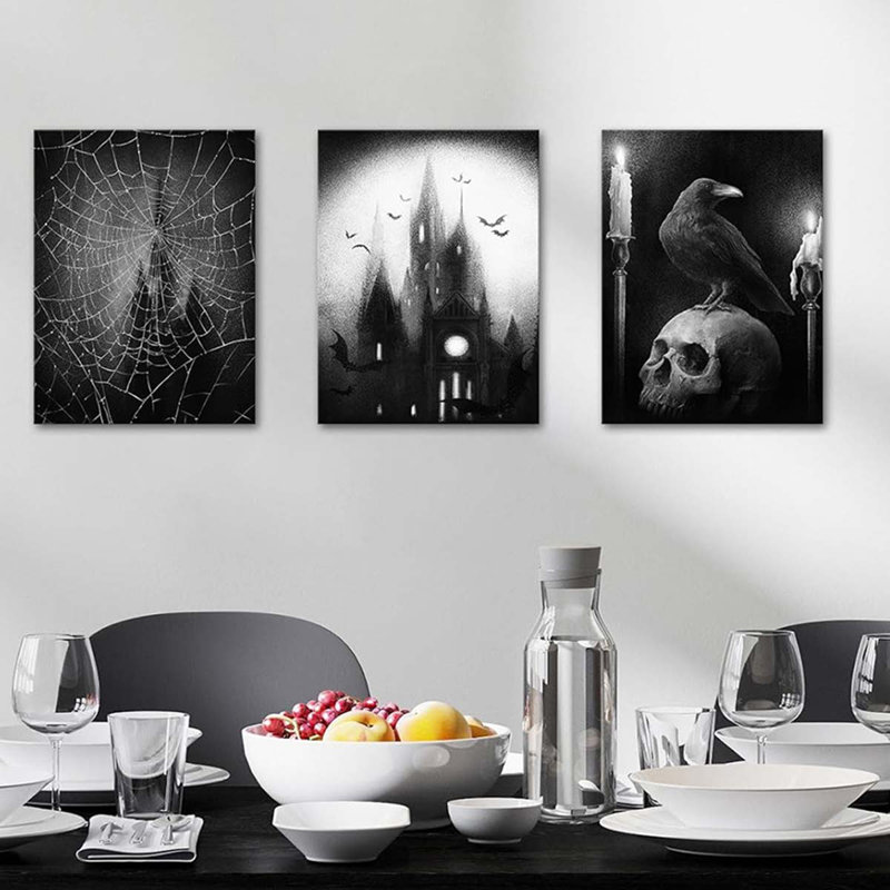 3 Piece Wrapped Canvas Print, 60cm H  x 40cm W