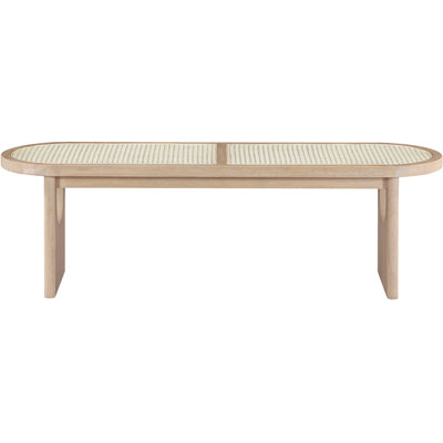 Banc en bois massif naturel Canovia