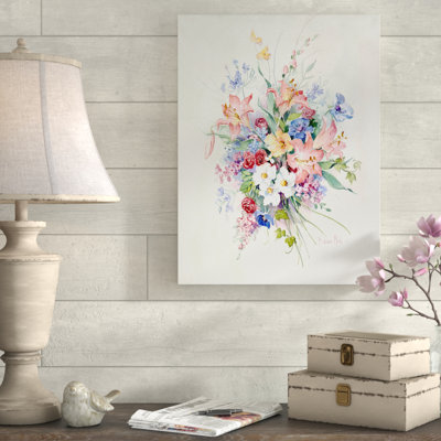«Spring Bouquet 2» par Barbara Mock, reproduction sur toile