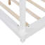 Wood LED Canopy Bed ,Canopy Platform Bed With Support Slats, No Box Spring Needed-1468252647