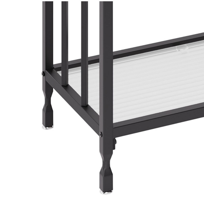 Outenbrouck 31.4'' Console Table, Brown, Black