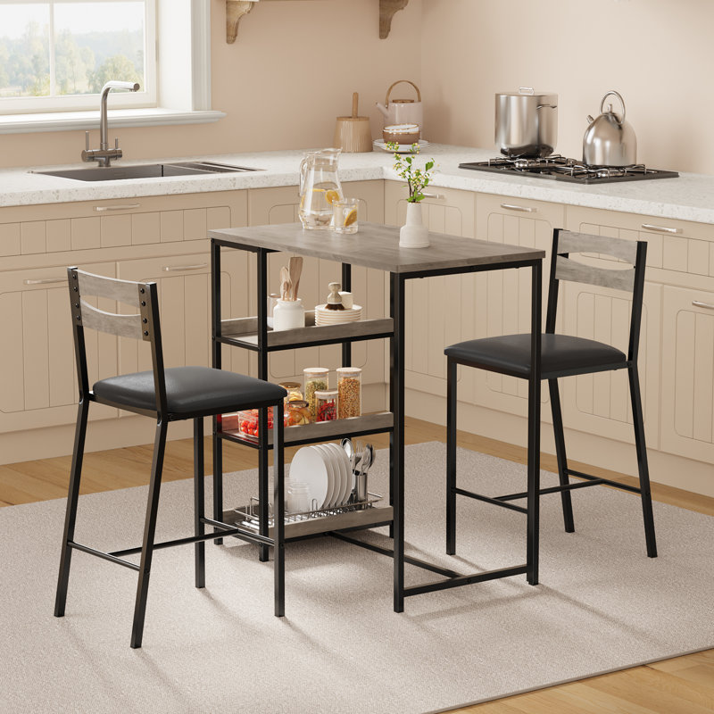 Dining Set, Gray