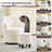 360° Modern Swivel Barrel Chair with Storage Ottoman-1551742433