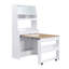 Buffet compact avec huche et table de salle à manger pliable 33,5 x 15,7 x 69 po TopMAX-1767418188