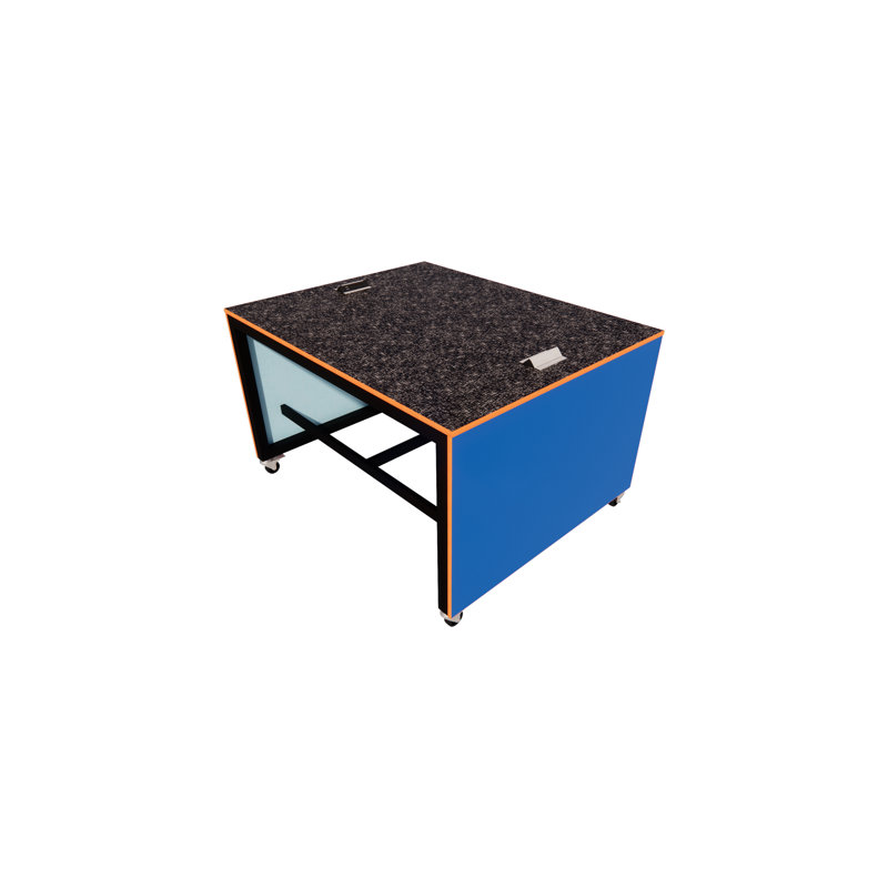 Mobile Conversation Table, 36" H x 48" W x 60" D