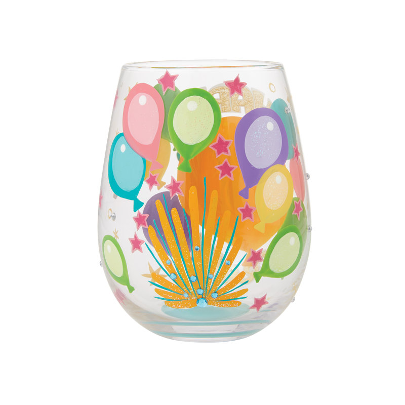 Verre à vin sans pied Lolita Happy 30th Birthday