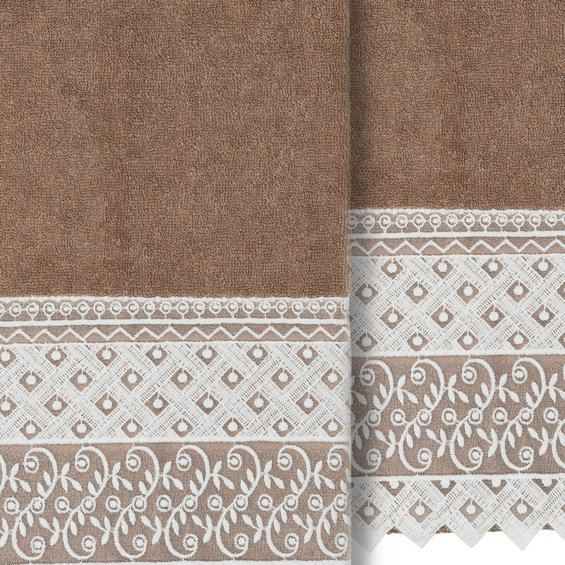 Aiden Midweight Bath Towel, Latte