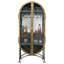 Rustic Modern Wine & Bar Accent Cabinet with LED Lighting