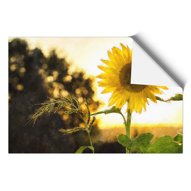 Sunflower Painting - Frameless Print, 42cm H x 59cm W x 0.1cm D