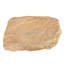 Ensemble de 2 pierres de jardin artificielles plates avec piquets - Beige-958042434