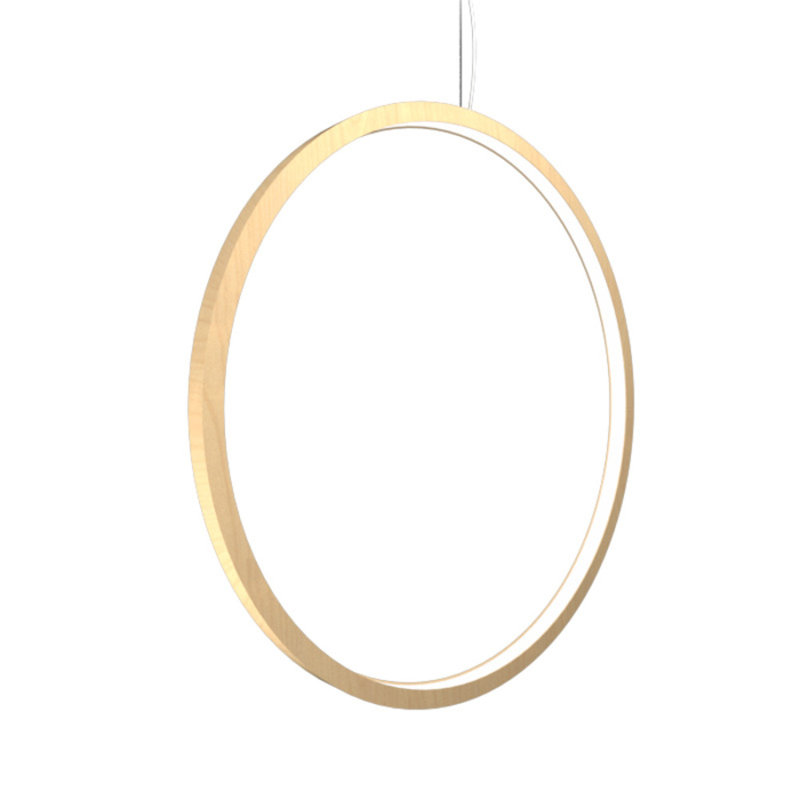 Maple Wood Contemporary LED Pendant Light
