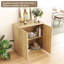 Armoire de rangement moderne avec tablettes réglables - Buffet 31,5 po pour salle à manger et vestibule-122289652