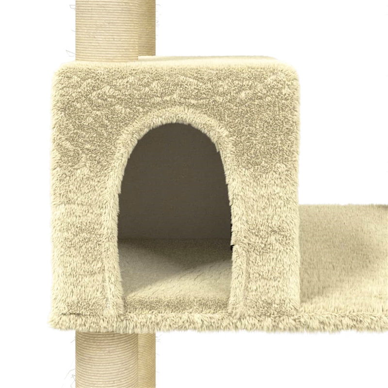 Lockesburg 141cm H Cat Tree, Cream
