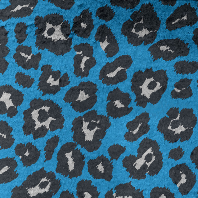 Garp Bath Towel, Microfiber, Carolina Blue/Silver/Black