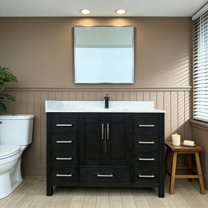 48" Bathroom Vanity with Storage