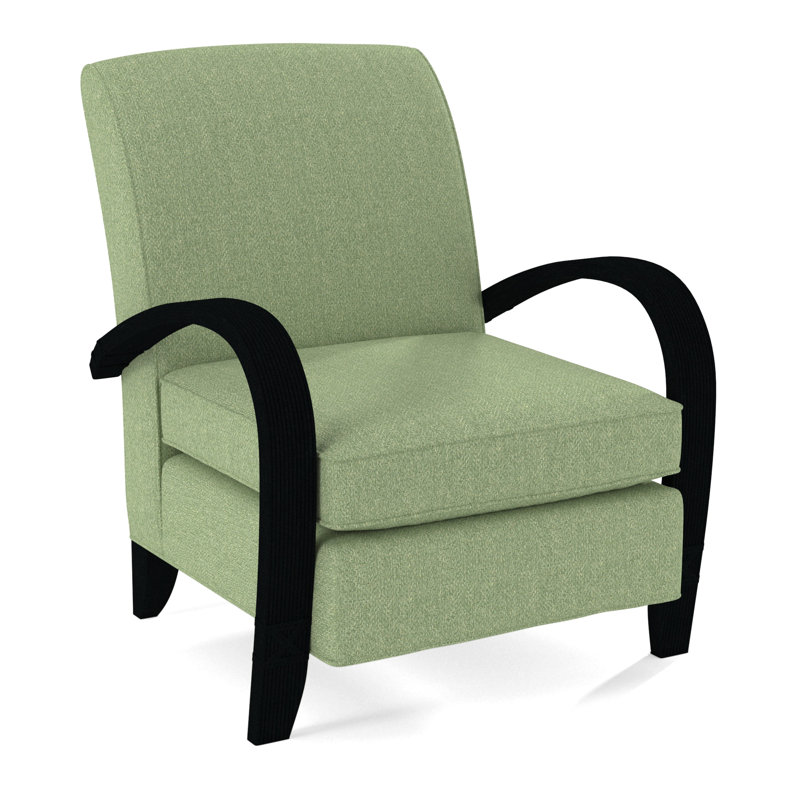 Vero Armchair, White Textured Performance; 0865-91, Black