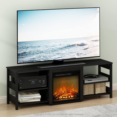  Classic 70 Inch Tv Stand With Fireplace Modern Style Americano