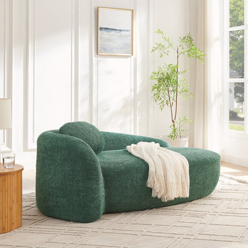 Fauteuil paresseux moderne simple ovale, Vert