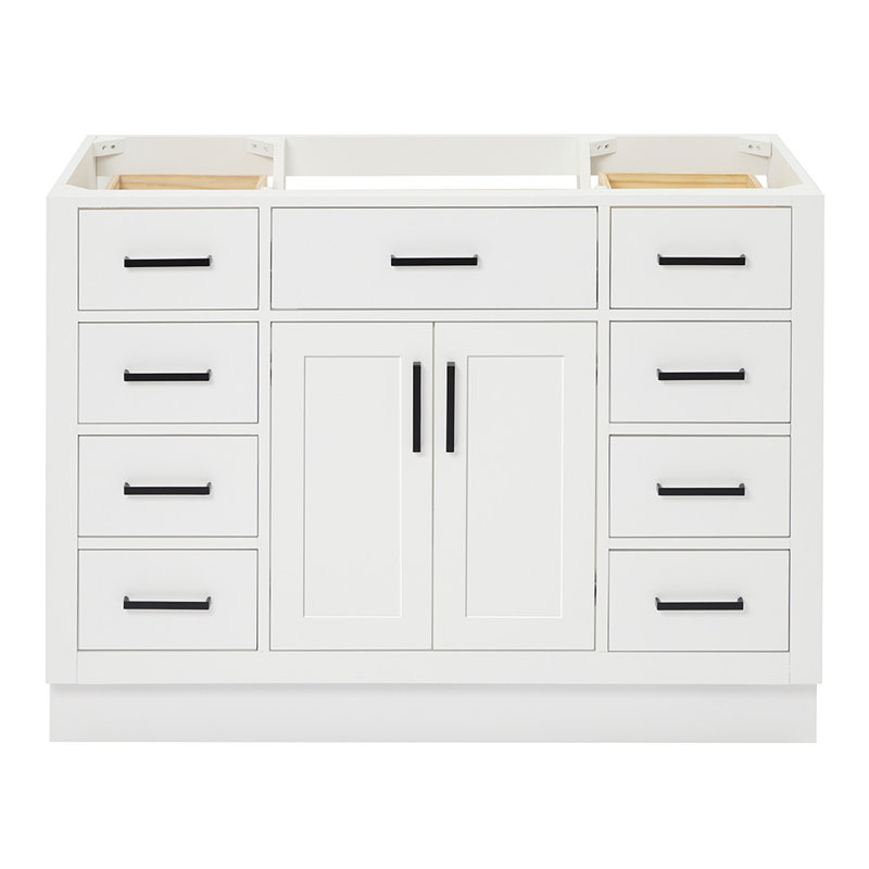 48" Single Bathroom Vanity Base Only, White