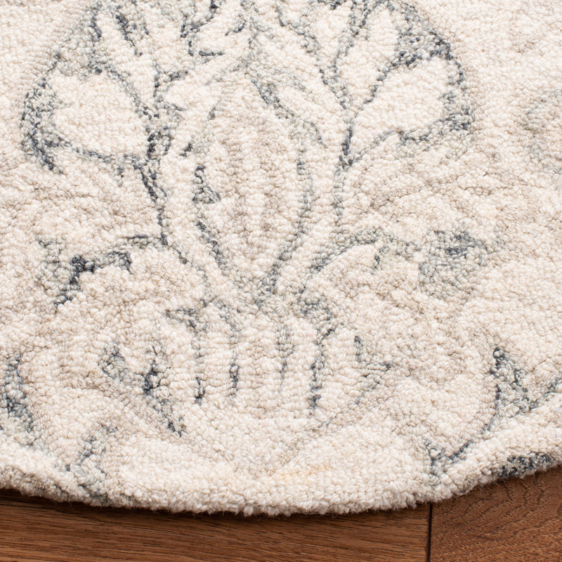 Tapis en laine et coton touffeté à la main avec latex Ikat Hitchens, Tapis de couloir 2 pi 3 po x 11 pi