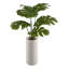 Plante philodendron artificielle 12" en vase