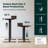 48" Electric Height Adjustable Standing Desk With Drawers,Home Office Desk with Large Monitor Shelf-114573511-114195175