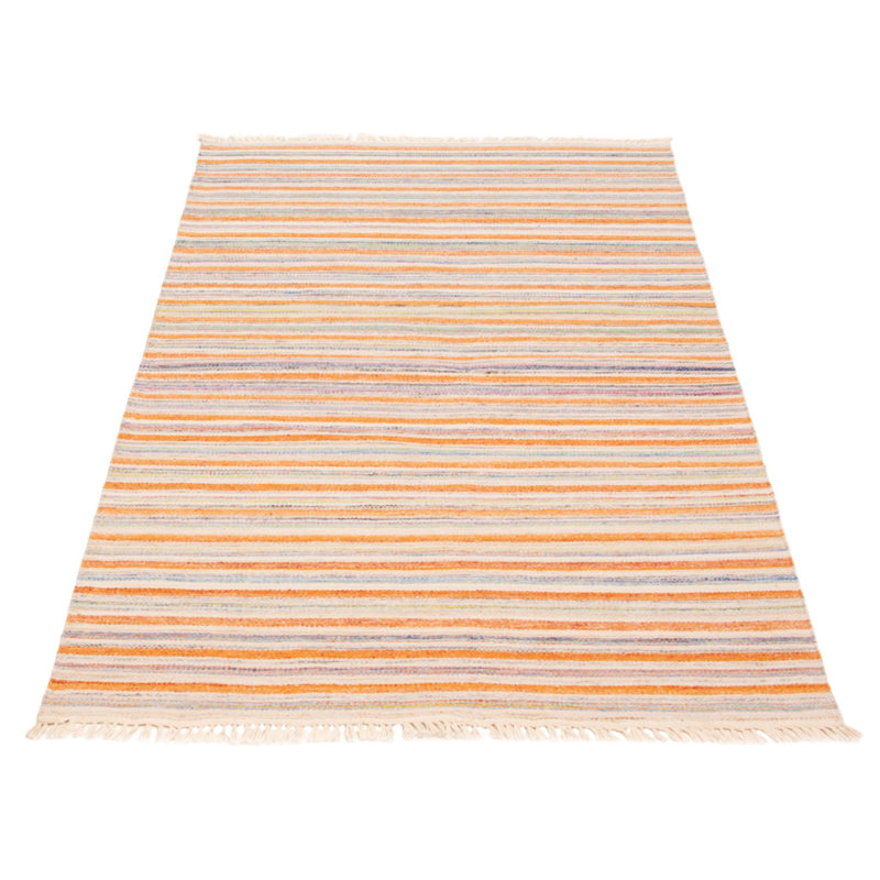 Kilim Boho orange 5 pi 1 po x 8 pi 2 po