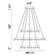 Netto 33 - Light Dimmable LED Tiered Chandelier