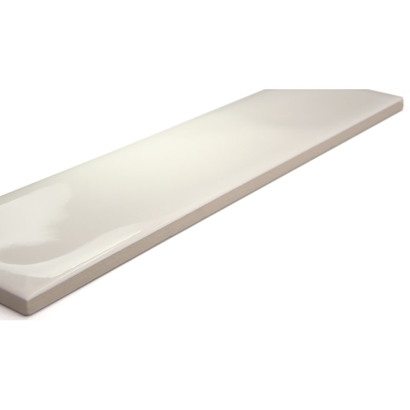 Craft II White 3 in. x 12 in. Glossy Ceramic Wall Tile (5.6 sq. ft./Case), Bone